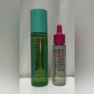 Tanologist Self Tan Bundle Facial Mist + Light Tanning Drops NEW Glow Bronzing